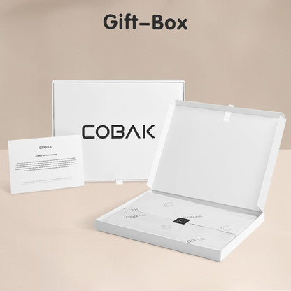 CoBak 6 Sides Portable White Board 12x9 inch (A4) - Notebook Design Dry Erase Small Board with Pocket and 3 Markers, Anti-Ghosting Surface for Office, School, Homeschool with Gift Box (Brown)