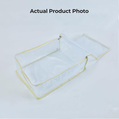 Clear Bed Sheet Organizer Bags for Linen Closet 6 Pack