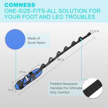 comness Plantar Fasciitis Relief Kit – Foot Stretcher and Foot Massager Roller, Stretch and Roll Routine for Heel Pain,Arch Pain, Simple At-Home Daily Foot Care