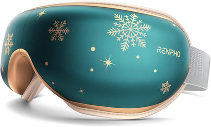 RENPHO Eyeris 1 Eye Massager with Heat, FSA Eligible HSA, Heated Eye Mask for Head Tension, Eye Strain & Screen Fatigue, Birthday Gifts for Men and Women