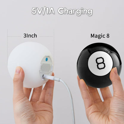 YESIE 'Breathing Ball'| Visual Meditation Tool Accessories for Mindfulness| Sound Guided| Calm Down from Stress & Anxiety Relief | Night Lamp for Adults & Kids| Sleep Aid| Remote Control