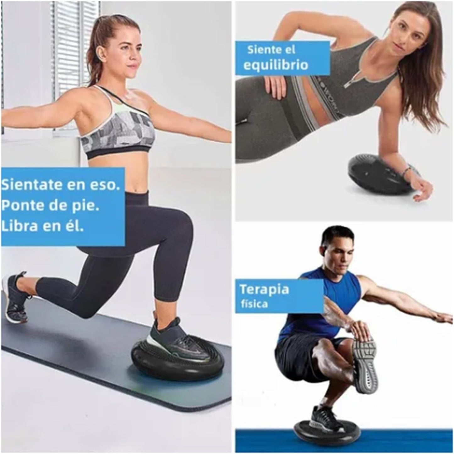 Balance Disc Training Dynadisc, PVC Core Strengthening Workout Cushion Non Slip 34cm Stability Disc with Inflator for Balance Training Massage