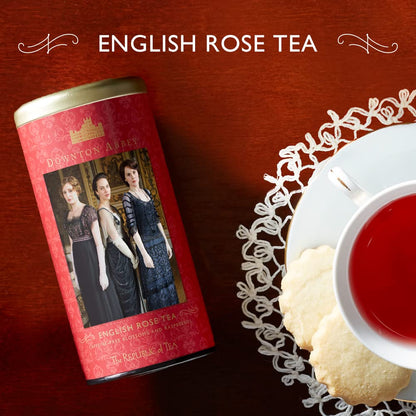 The Republic of Tea Downton Abbey English Rose Herbal Tea, 36 Count
