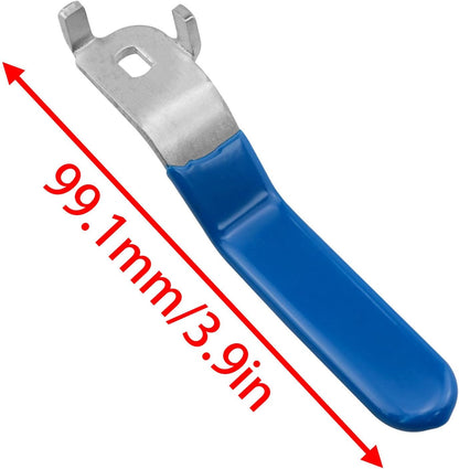 AYLIFU Ball Valve Handle Water Valve Handle Faucet Handle Blue Lever Handle DN15 for Outdoor Faucet Change Service Hose Water Nozzle 1PCS (Blue)