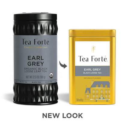 Tea Forte Earl Grey Loose Leaf Tea Canister