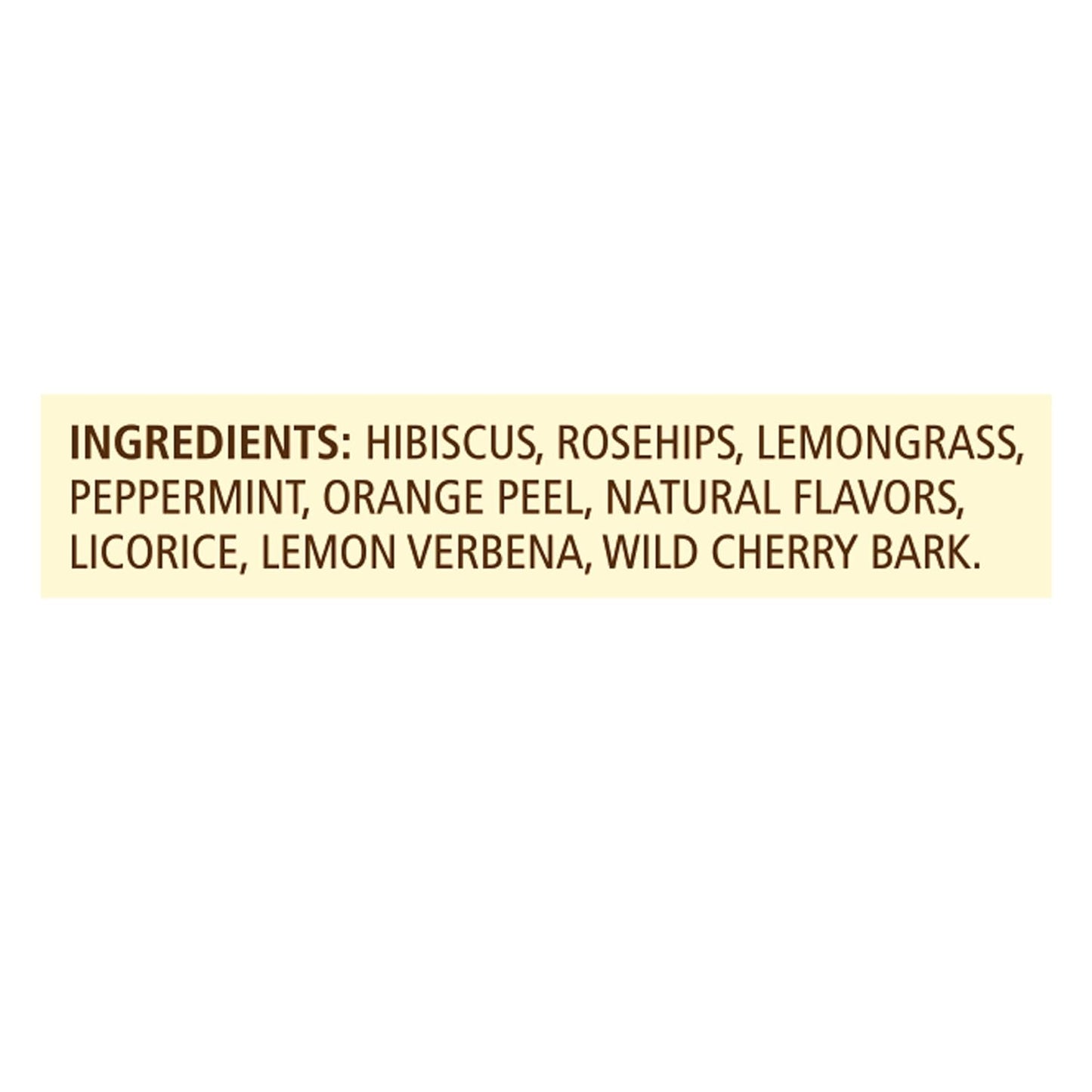 Celestial Seasonings Hibiscus Tea, Red Zinger Herbal Tea, Caffeine Free, 20 Tea Bags