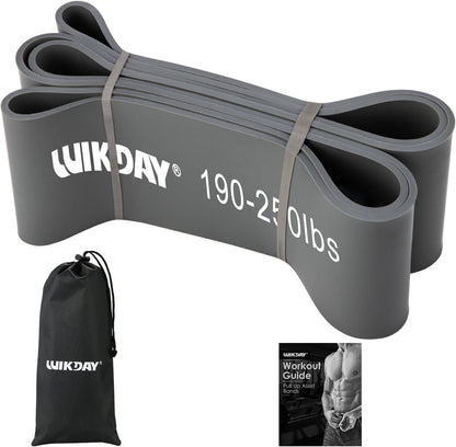 WIKDAY Resistance Bands for Working Out, Exercise Bands, Workout Bands, Pull Up Assistance Bands for Body Stretching Training Physical Therapy Muscle Training for Men & Women