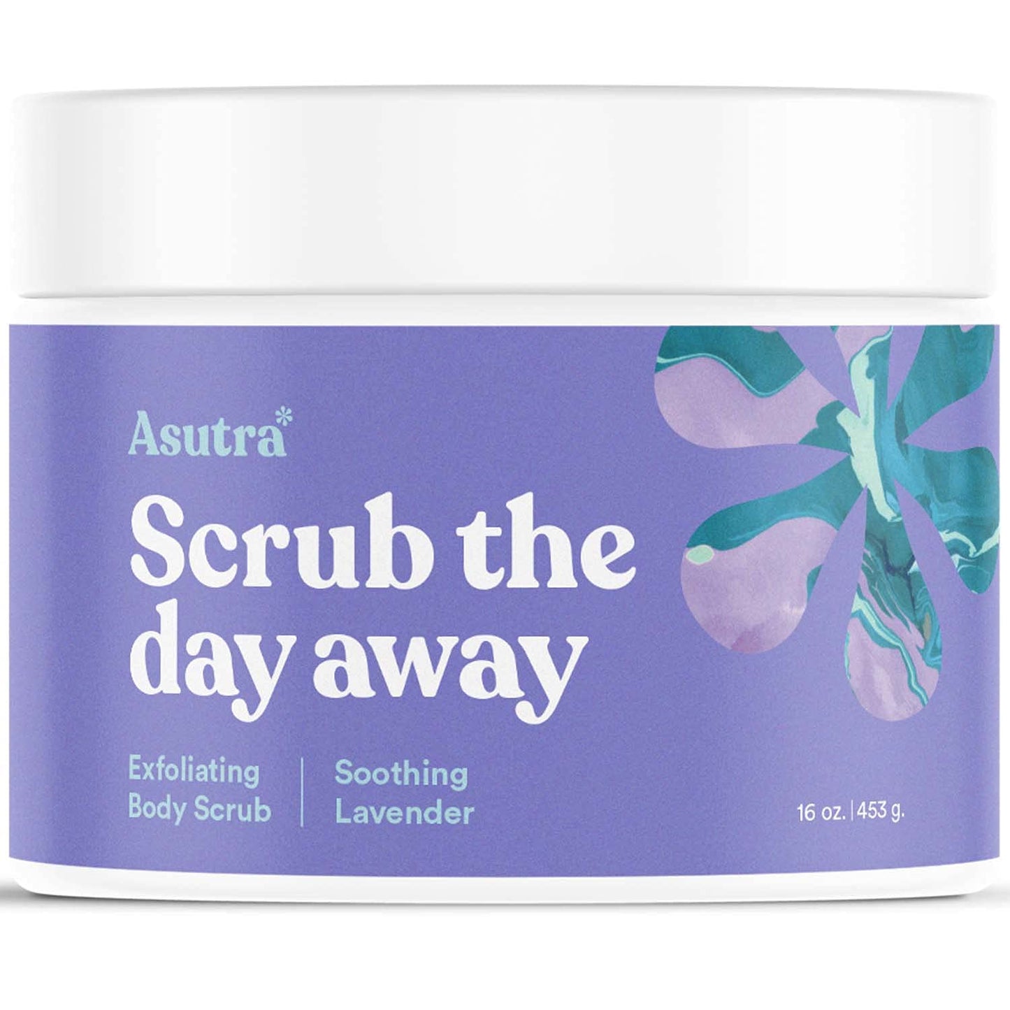 ASUTRA Dead Sea Salt Essential Oil Body Scrub Exfoliator (Vitamin C), 16 oz - Ultra Hydrating, Gentle, & Moisturizing - Coconut, Sweet Orange, Grapefruit, and Lemon Oils – Pink Himalayan Salt