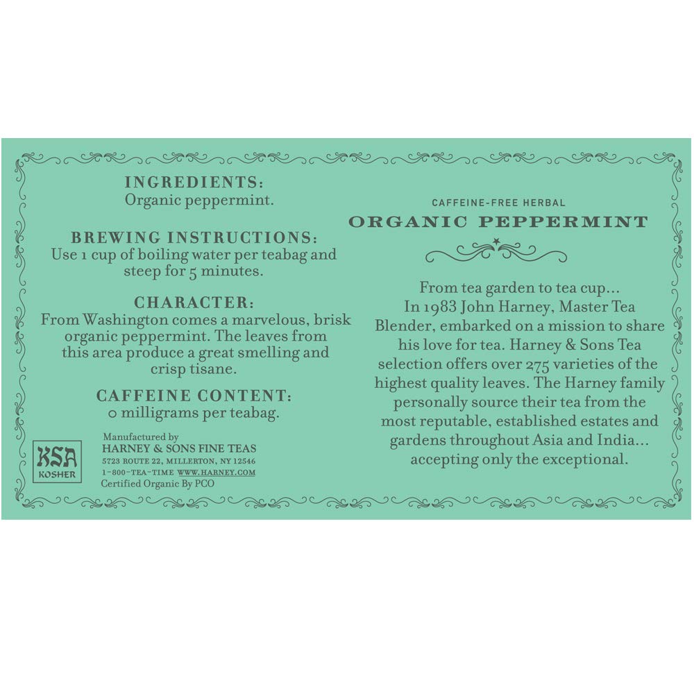 Harney & Sons Herbal Tea, Tea Bags, Chamomile, 50 Count