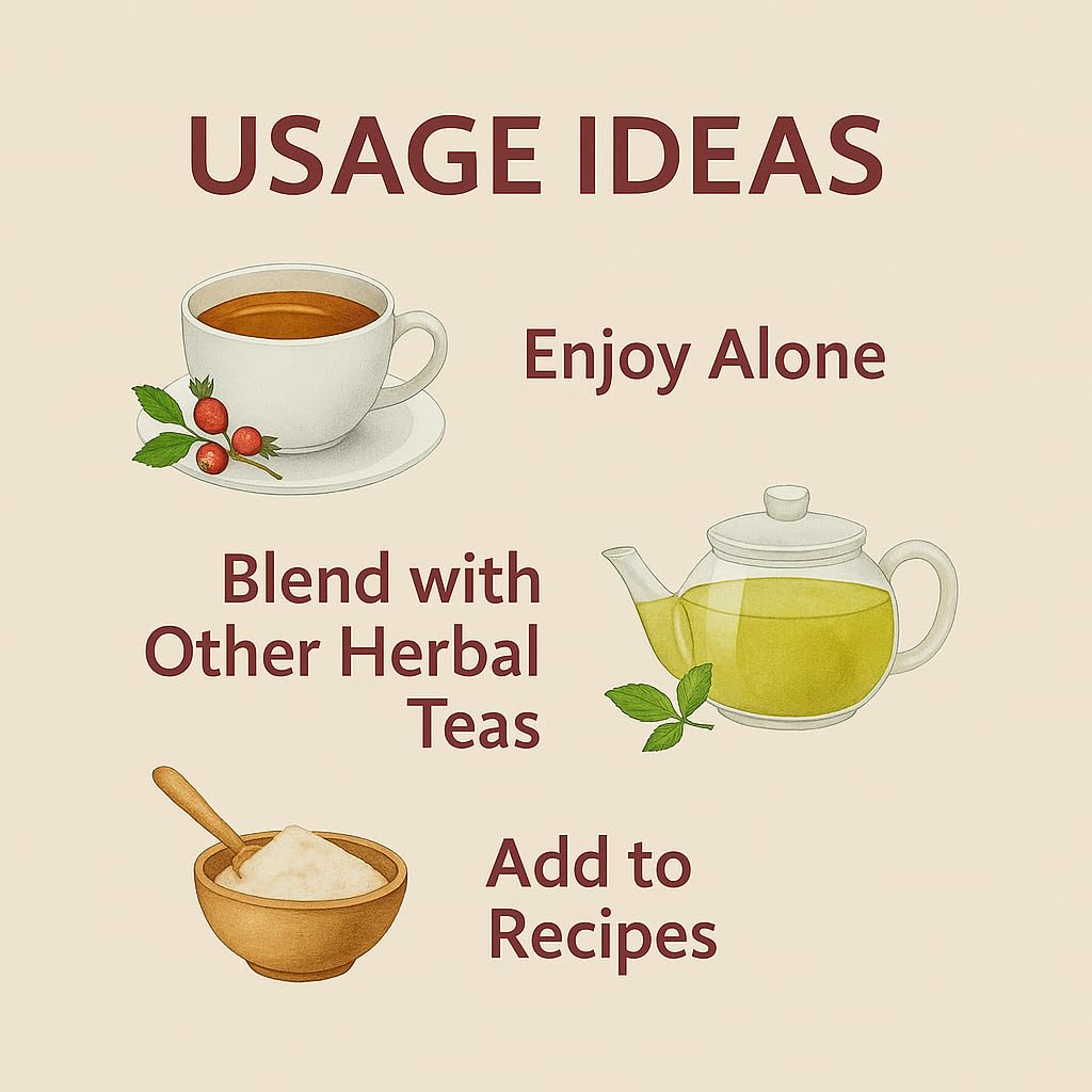 Blentolia Rosehip Tea – Whole Dried Rosehip in Tea Bags – Rich in Vitamin C & Antioxidants – Immune Support Herbal Tea – 30 Tea Bags
