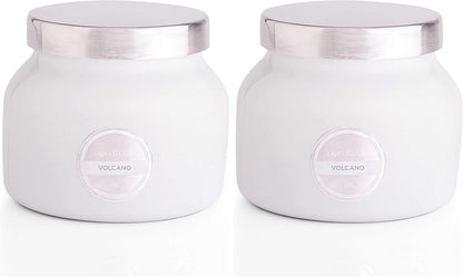 Capri Blue Volcano Scented Candles - Luxury Glass Jar Candles for Home Scented with Tropical Fruit & Sugared Citrus - Soy Wax Blend - Blue Color (19 oz)