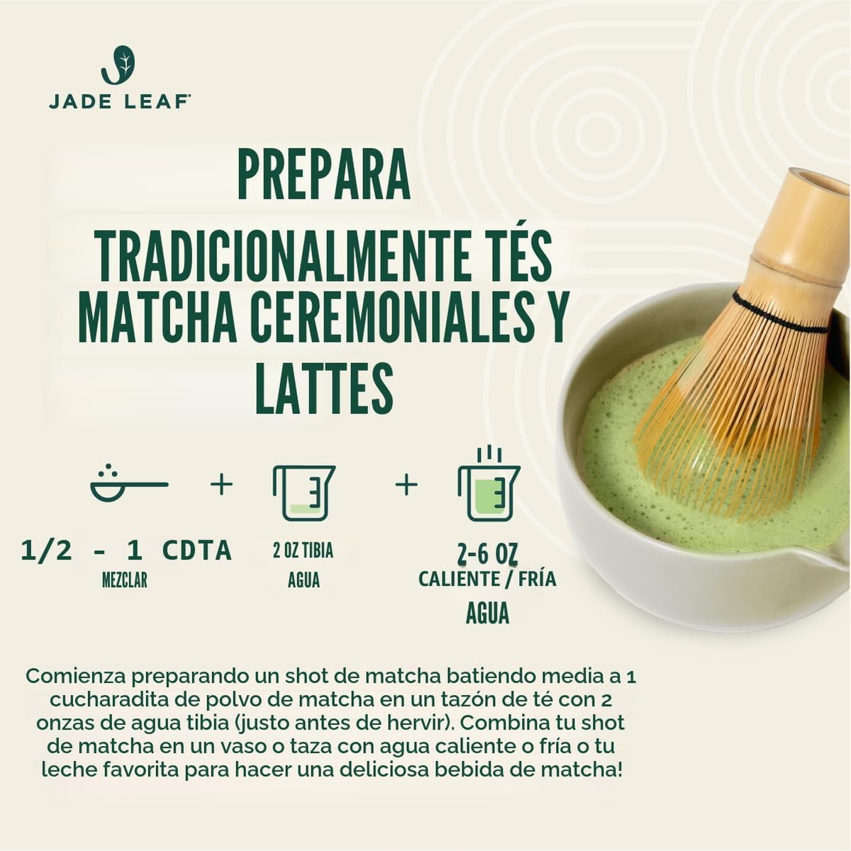Jade Leaf Matcha Powder, Organic Culinary Grade, 30g / 1.06oz