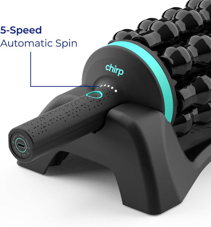 Chirp RPM Rolling Percussive Massager, Deep Tissue Muscle & Back Roller