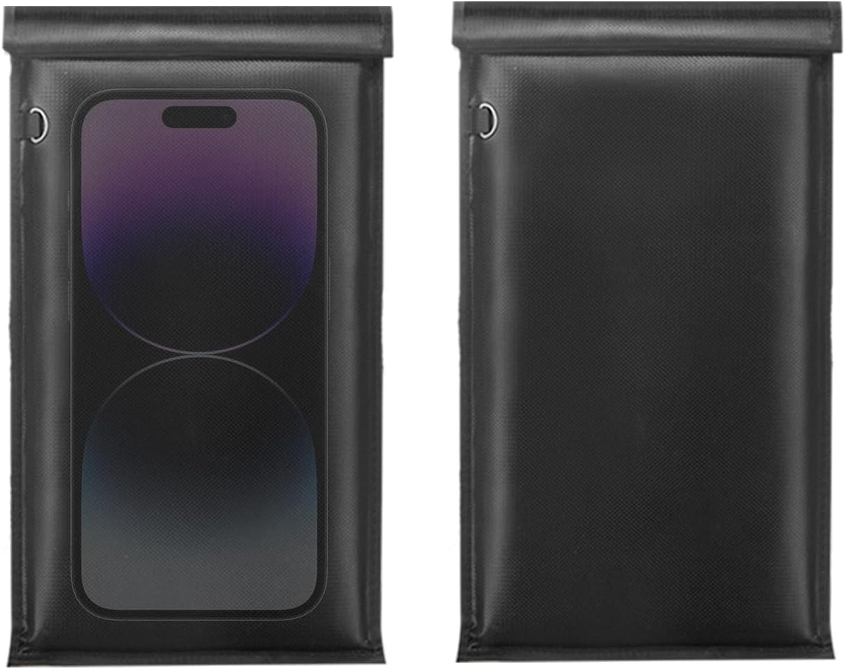 Military Grade Faraday Bag for Phone & Key Fob, Signal Blocking Pouch