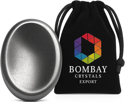 Natural Polished Thumb Palm Crystal for Meditation, Labradorite Worry Stone for Stress Relief, Anxiety Support & Pocket Reiki Healing