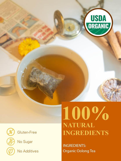 GLDNT Organic Milk Thistle Tea, Natural Organic Milk Thistle Seed Herbal Tea, Mild & Mellow Taste, Caffeine Free, 100 Count