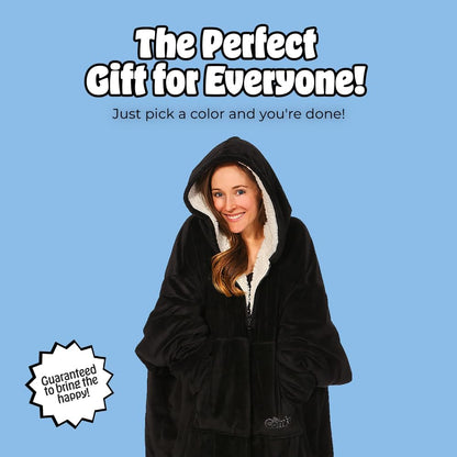 THE COMFY Original | From Shark Tank | Patented | Oversized Sherpa Wearable Blanket Hoodie| Gift for Women & Men | One Size