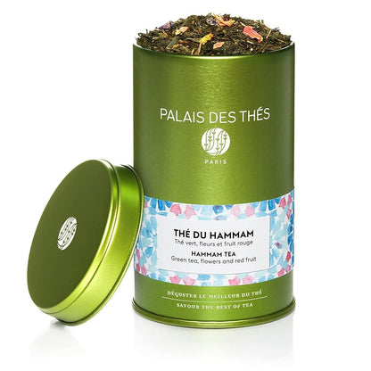 Palais des Thés - Hammam Tea - Rose Green Tea - 3.5 oz Loose Leaf Tin