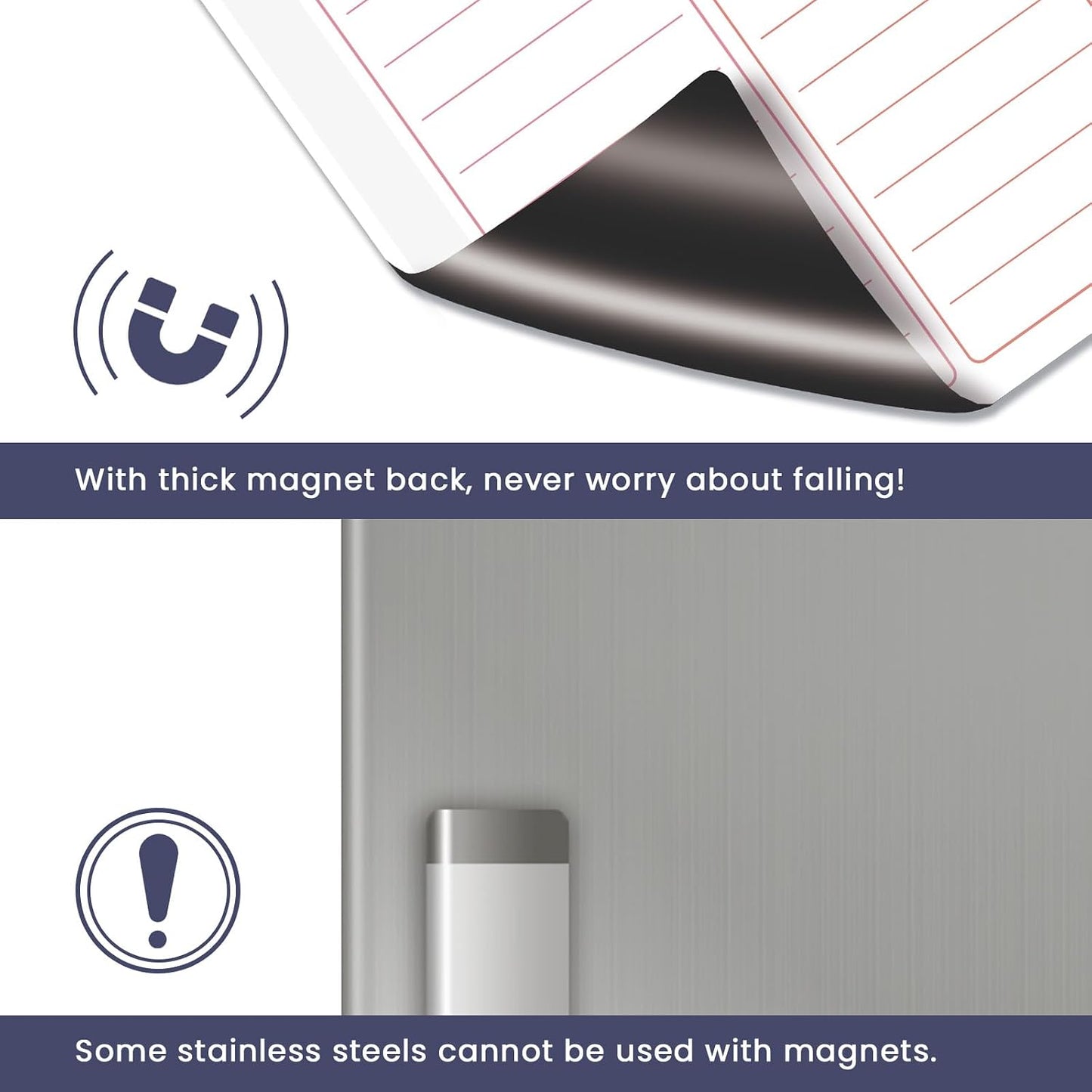 ALEZEL Magnetic Weekly Calendar Whiteboard for Fridge