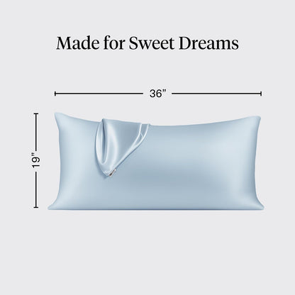Kitsch Satin Pillowcase with Zipper for Hair & Skin - Softer Than Silk Pillow Cases, Smooth Cooling Satin Pillow Case, Wrinkle-Free, Machine Washable - Pillow Cases Standard Size (19x26) - Blush