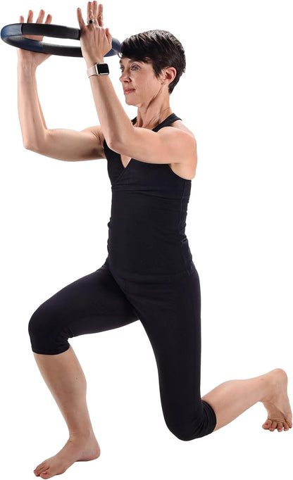 AeroPilates 12 in Magic Circle Ring with Workout Guide for Pilates Workouts