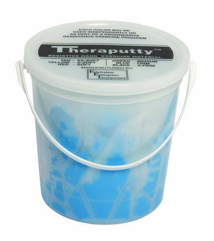 CanDo Theraputty Plus Hand Exercise Putty for Rehabilitation, Exercises, Hand Thearpy, Occupational Therapy, Hand Strengthening, Improve Motor Skills, Stress Relief 5-Pound Blue Firm