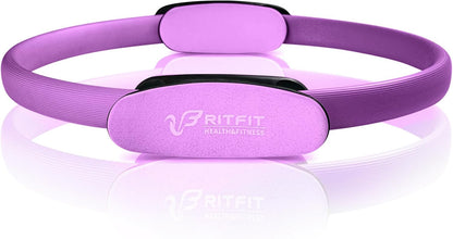 RitFit Pilates Ring Circle - 14 Inch Magic Fitness Circle for Toning Inner & Outer Thighs, Bonus Workout Guide Included