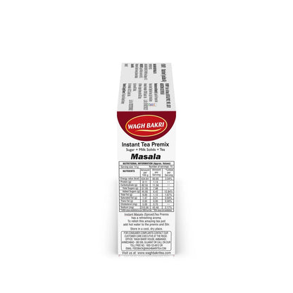 Wagh Bakri Instant Masala Tea | 3 in 1 Sugar+Milk Solids+ Tea | 10 Single Serve Sachets | 140g (4.93 Ounce)