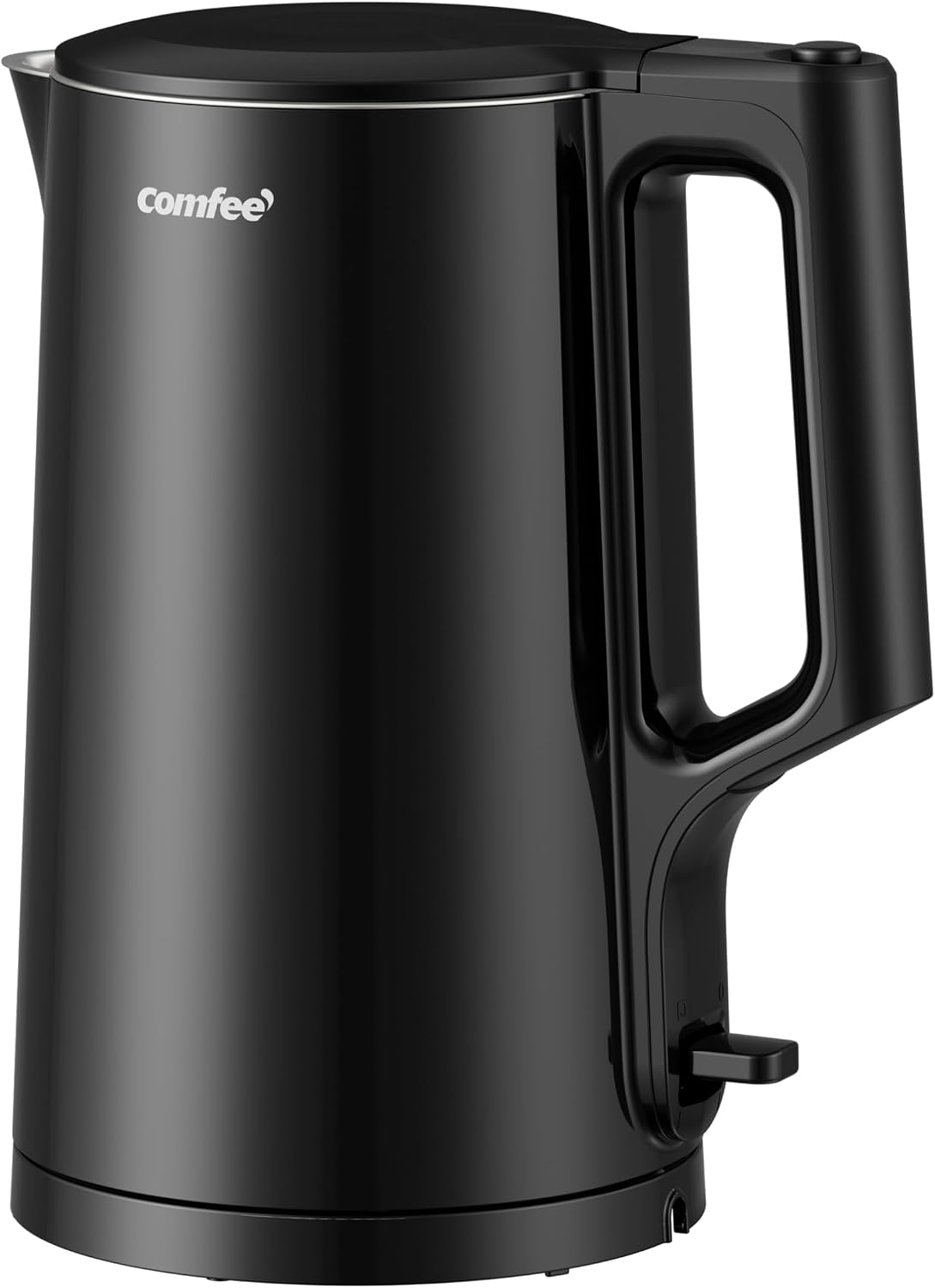 Comfee 1.7L Stainless Steel Electric Tea Kettle, BPA-Free Hot Water Boiler, Cordless with LED Light, Auto Shut-Off and Boil-Dry Protection, 1500W Fast Boil