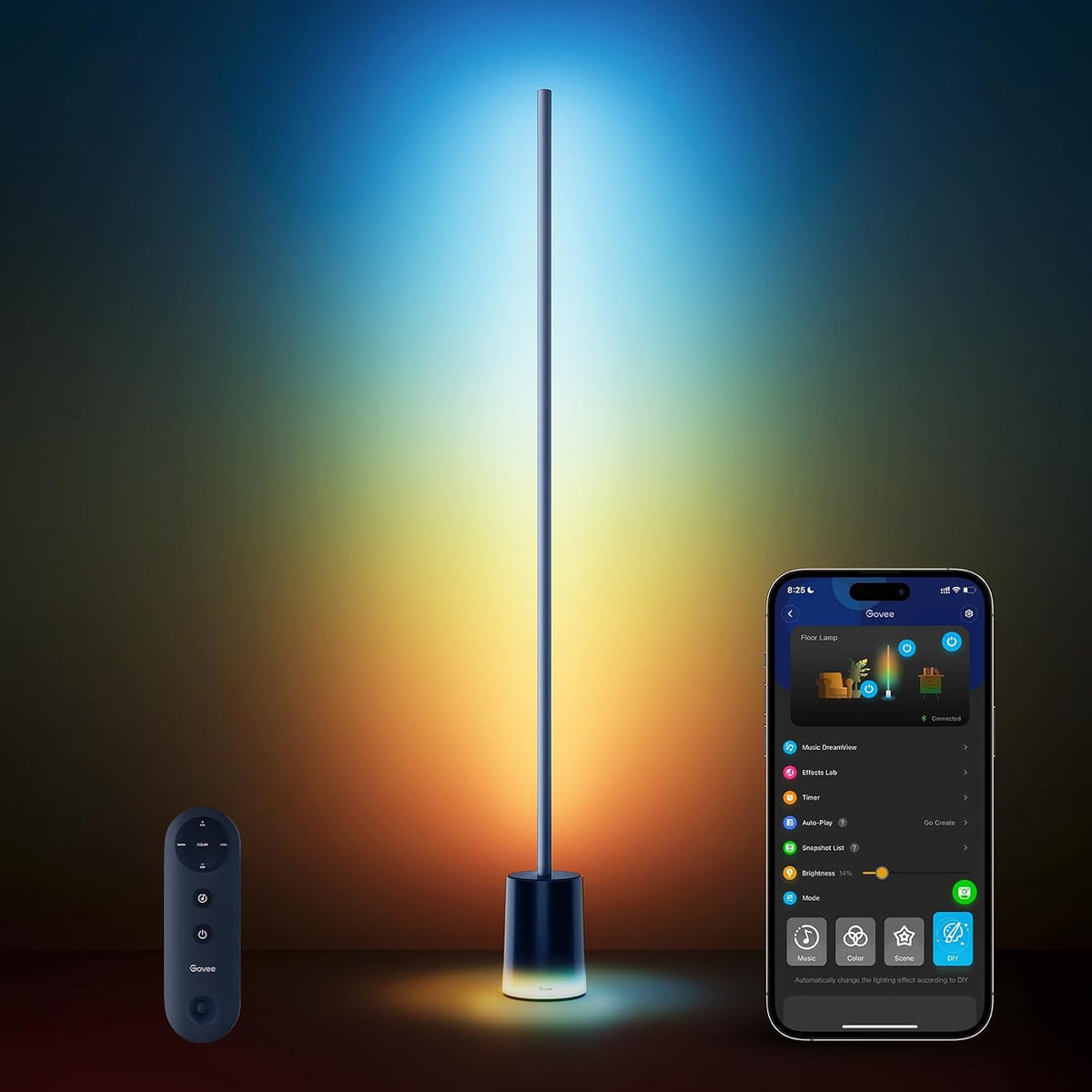 Govee Floor Lamp 2, RGBIC Smart Floor Lamp for Living Room, Bedroom