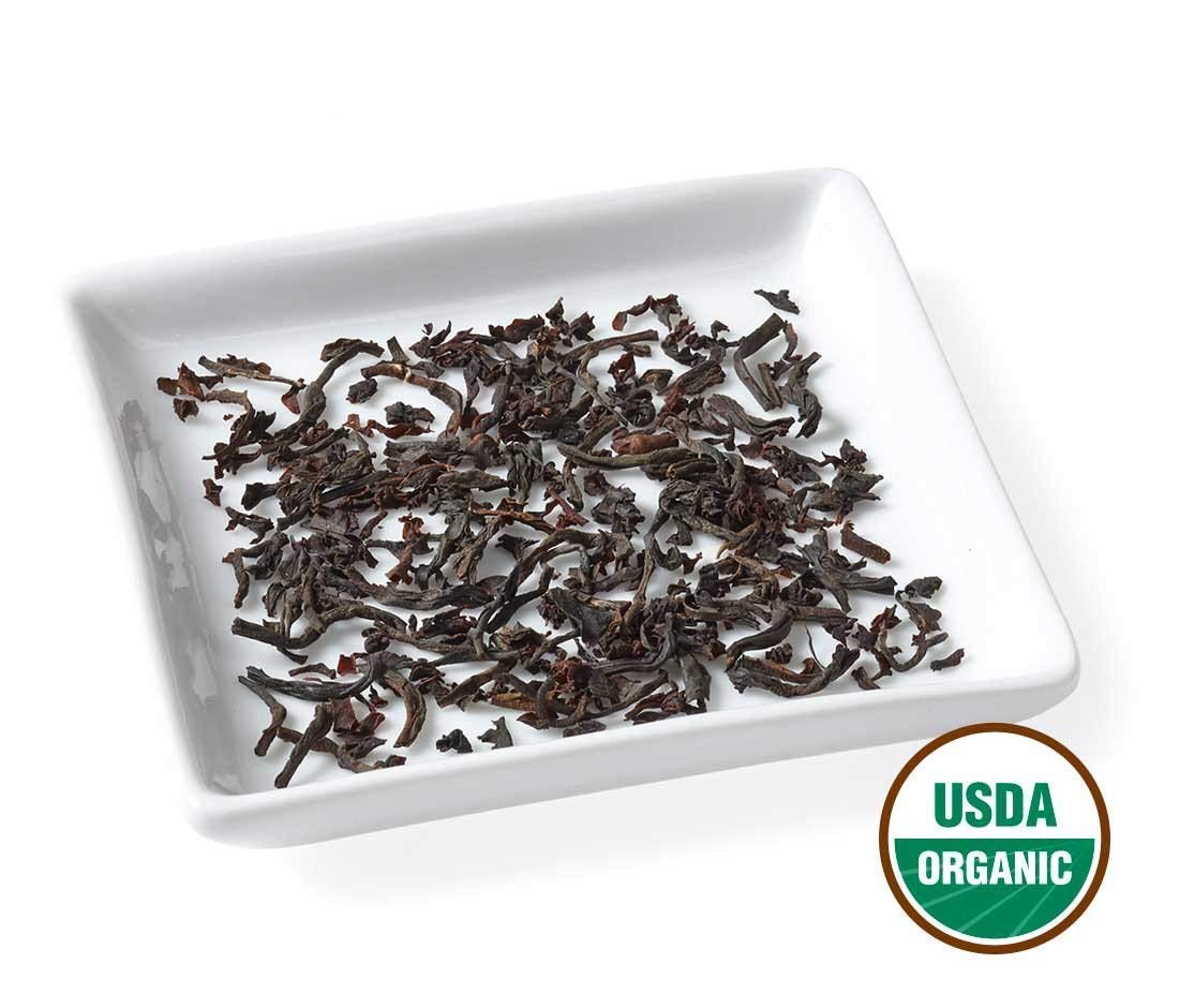 Golden Moon Tea Organic English Breakfast Black Tea - Loose Leaf, Non-GMO 4 Tea Blend - 1 Pound (192 Servings)