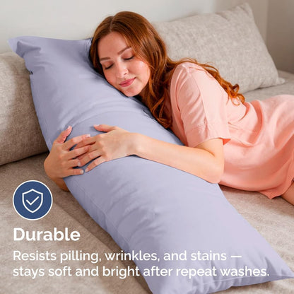 Standard Pillow Cases Set of 10 - Ultra Soft Hotel Quality Pillowcase Covers - Comfy, Cozy & Wrinkle Free - Shrink, Stain and Fade Resistant - Machine Washable Pillow Protectors - 10 Pcs Set - White - Colors B