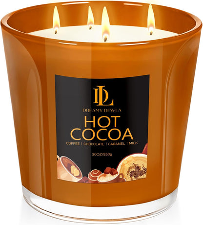 Scented Candles Set, 4 Pack Soy Candles for Home Scented, Candle Gifts for Women Men, 28oz 200 Hours Burn, Scents of Pineapple Cocktail/Coconut Vanilla/Pink Sands/Bahamian Breeze