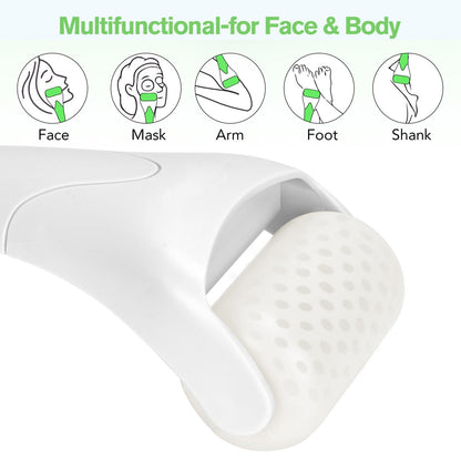 Fronnor Ice Roller for Face,Eyes,Facial Massager Tool,Soothing Skin Care Tool,Cooling Skincare Device for Puffiness,At-Home Spa Gift for Women