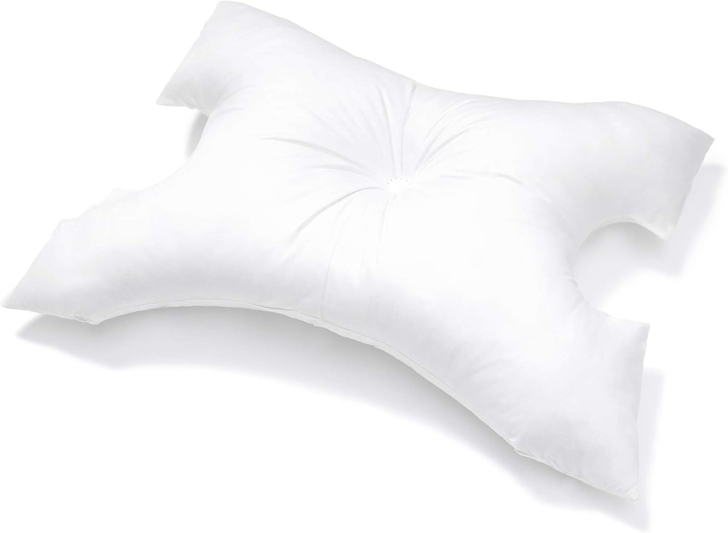 CPAP Pillow by Pillows with a Purpose - Standard Size - Unqiue Design with Contoured Cut-Outs - Hypoallergenic with Cover Included