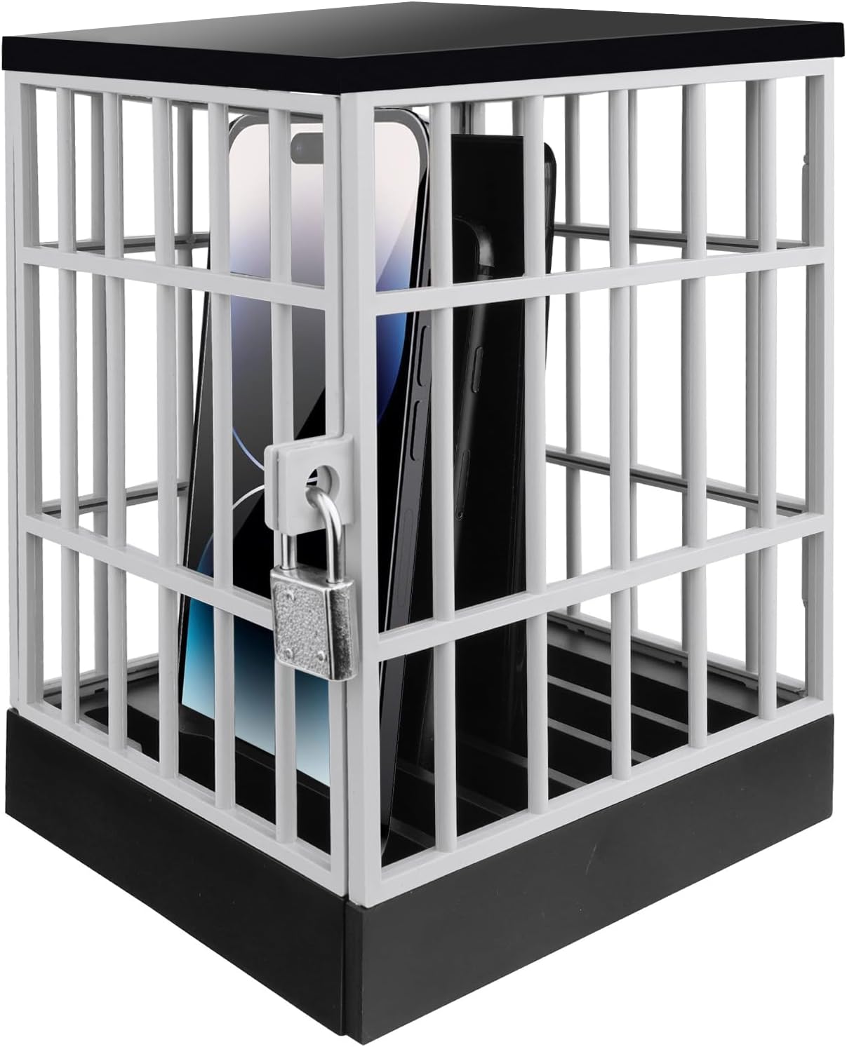 Gemaxvoled Cell Phone Jail-Phone Cage with Lock and Key, Phone Lock Box, Cell Phone Locker for Classroom/Family