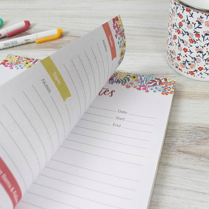 bloom daily planners Horizontal Weekly To Do List Notepad with 60 Undated Sheets - Weekly Desk Planner or Chore Pad with Priorities & Habit Tracker - 8.5” x 11” - Pastel
