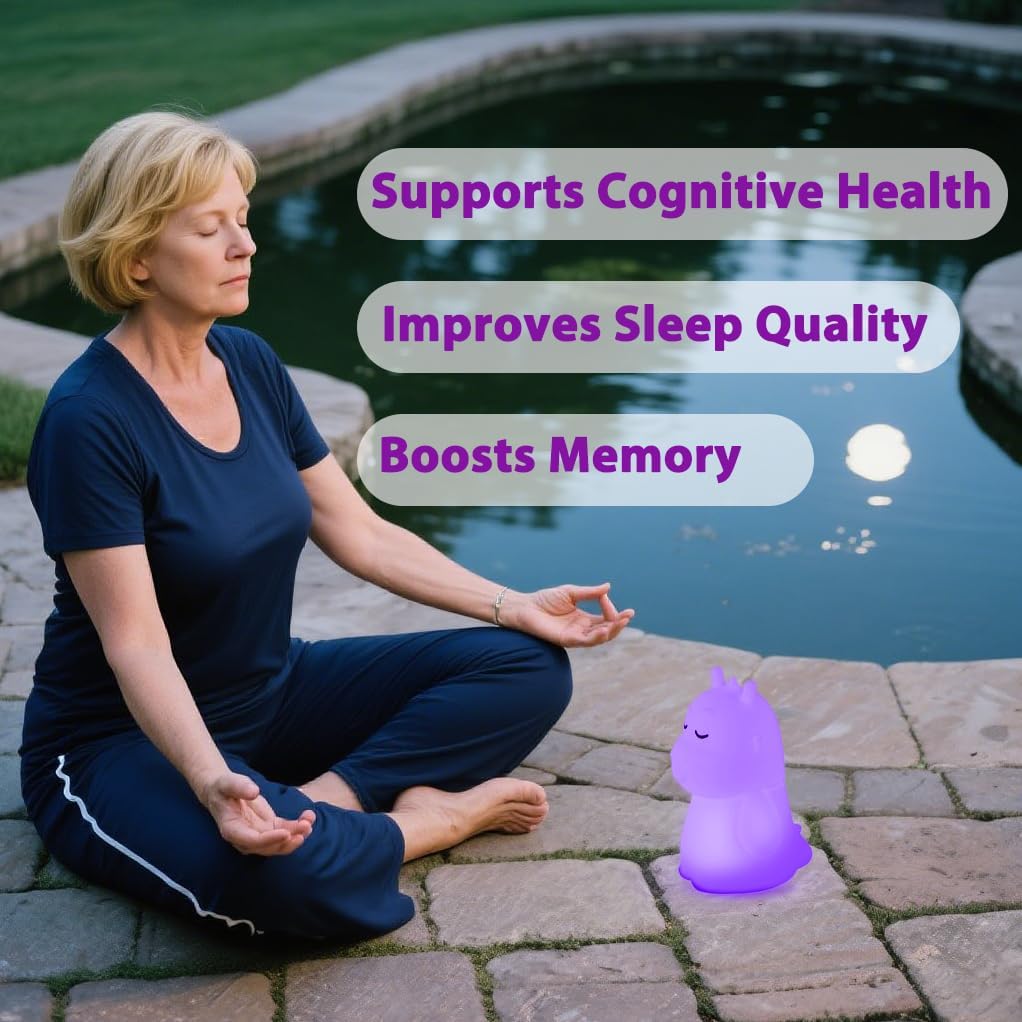 Breathing Loong Guided Visual Breathing Light for Mindfulness Relief | Relaxation Tool | Focus Meditation Device & Calming Night Light | Ideal for All Ages, Home & School Use (Loong)