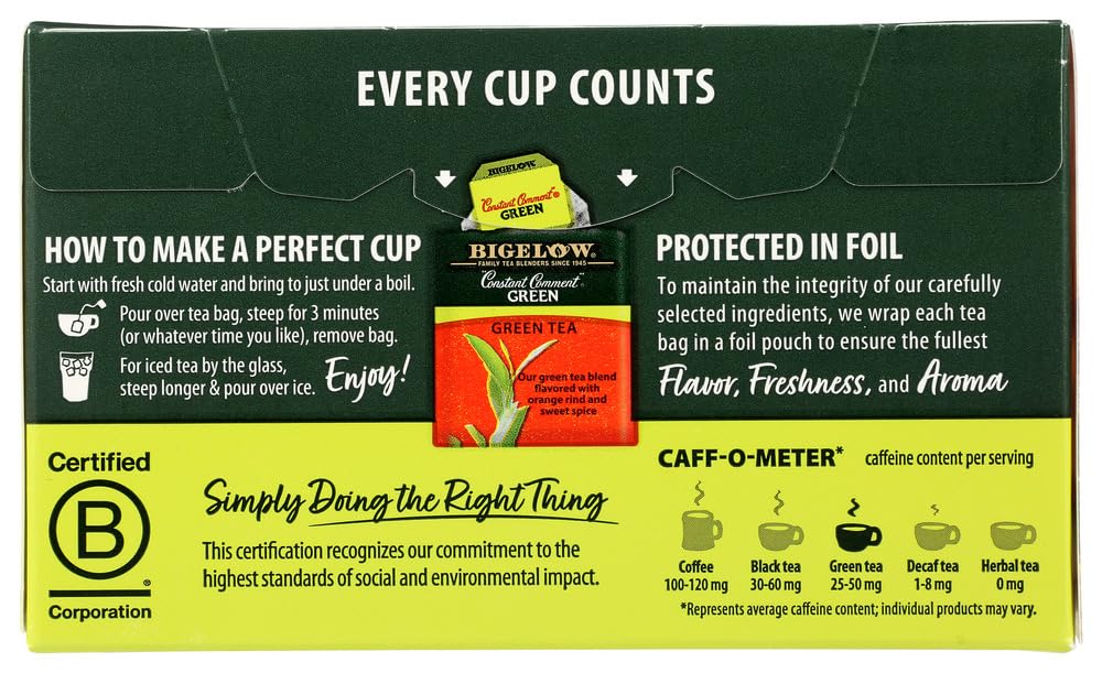 Bigelow Constant Comment Green Tea Bags - 20 ct - 3 Pack