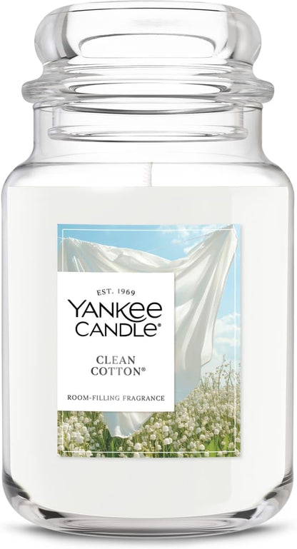 Yankee Candle Mid Summer's Night, Scented Candle, 22oz Large Jar with up to 150 Hour Burn, Giftable