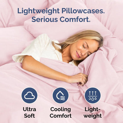 Standard Pillow Cases Set of 10 - Ultra Soft Hotel Quality Pillowcase Covers - Comfy, Cozy & Wrinkle Free - Shrink, Stain and Fade Resistant - Machine Washable Pillow Protectors - 10 Pcs Set - White - Colors A