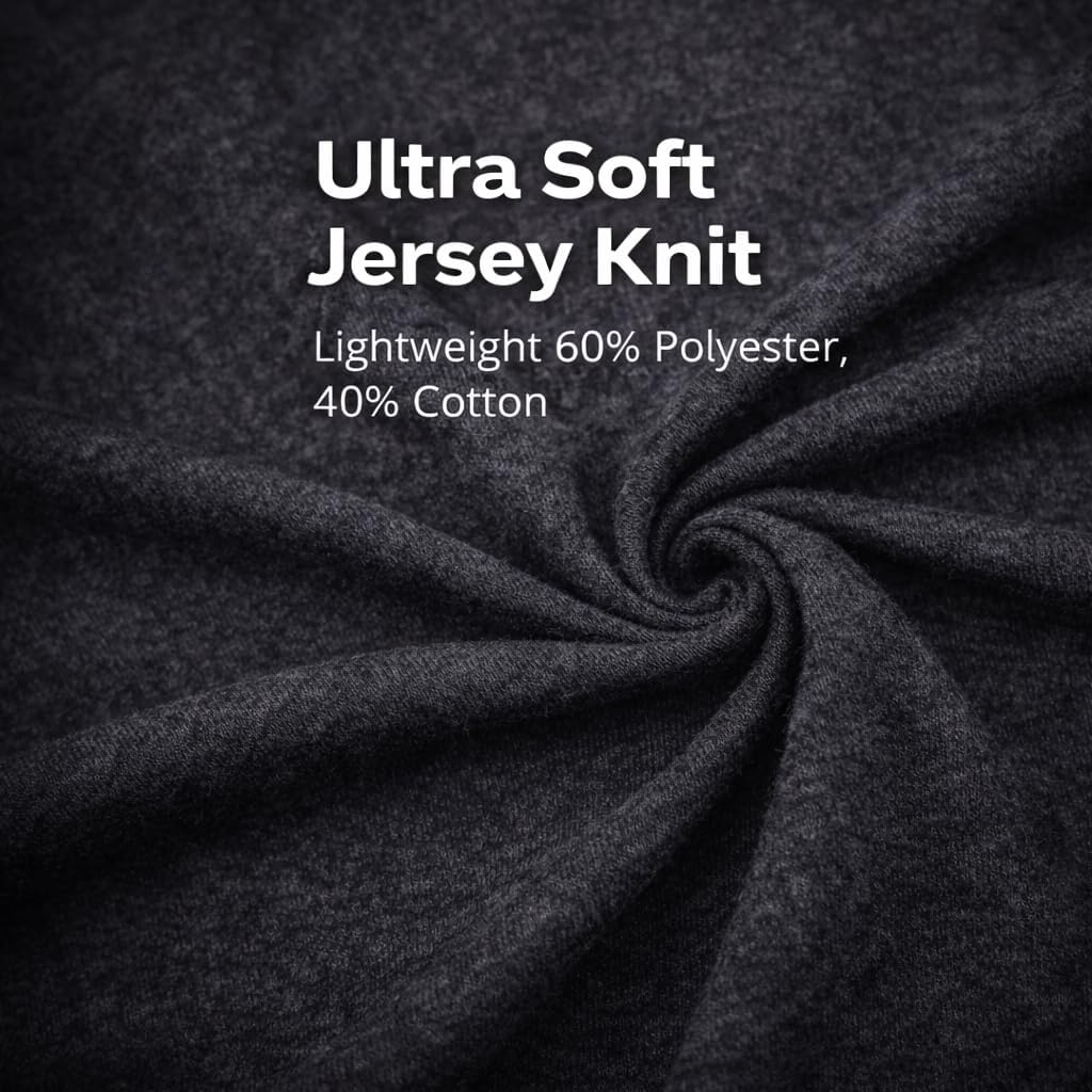 GForce Jersey Knit Travel Blanket| Packable| Fits Over Handle | Soft| Easy to Travel| Grey | Travel | Bag | Blanket |