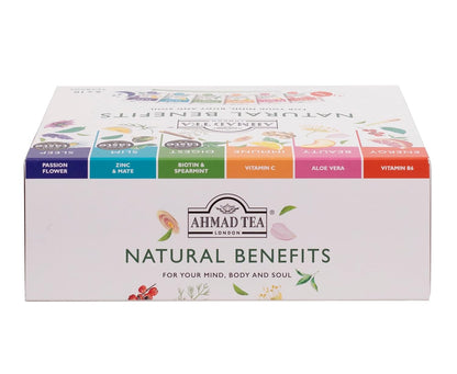 Ahmad Tea Variety Gift Box, 60 Foil Enveloped Teabags, Twelve Teas, 1 Count