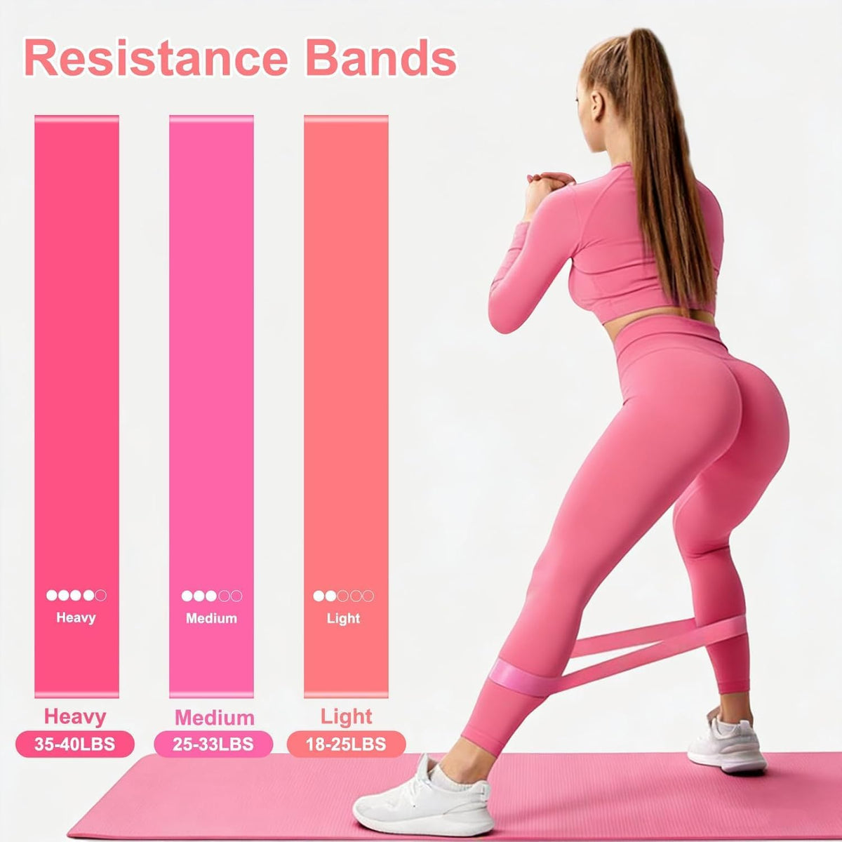 Pilates Kit for Home Workouts Set for Women, Pilates Ring Equipment and Ball Set Home Pilates Workout Kit with 15" Magic Circle Ring and Resistance Bands, A Must-Have for Beginners and Seasoned Yogis