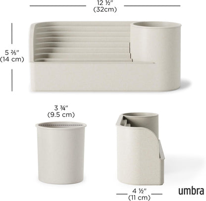 Umbra Stream Water Fountain, Indoor Tabletop Zen Desktop, Sand