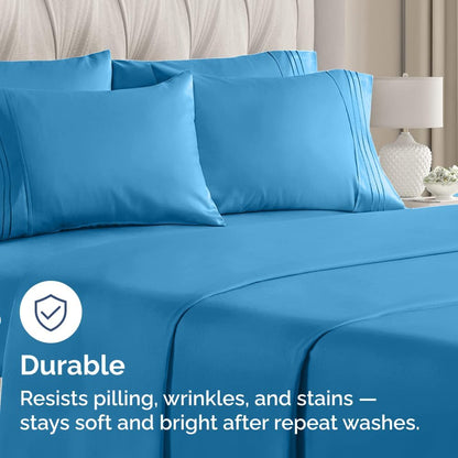 Standard Pillow Cases Set of 10 - Ultra Soft Hotel Quality Pillowcase Covers - Comfy, Cozy & Wrinkle Free - Shrink, Stain and Fade Resistant - Machine Washable Pillow Protectors - 10 Pcs Set - White - Colors B