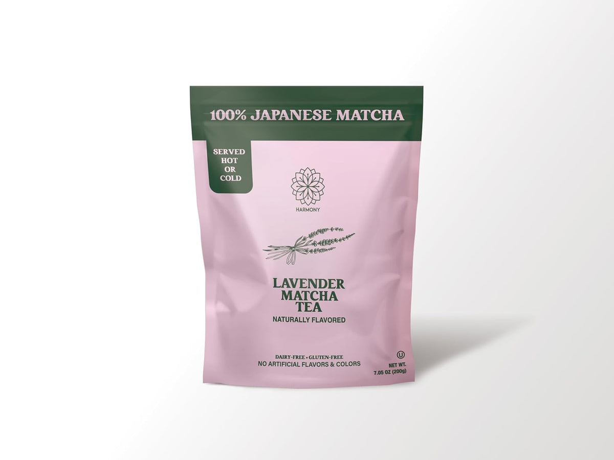 Harmony Lavender Matcha Powder 7.05 oz Bag - 20 Servings