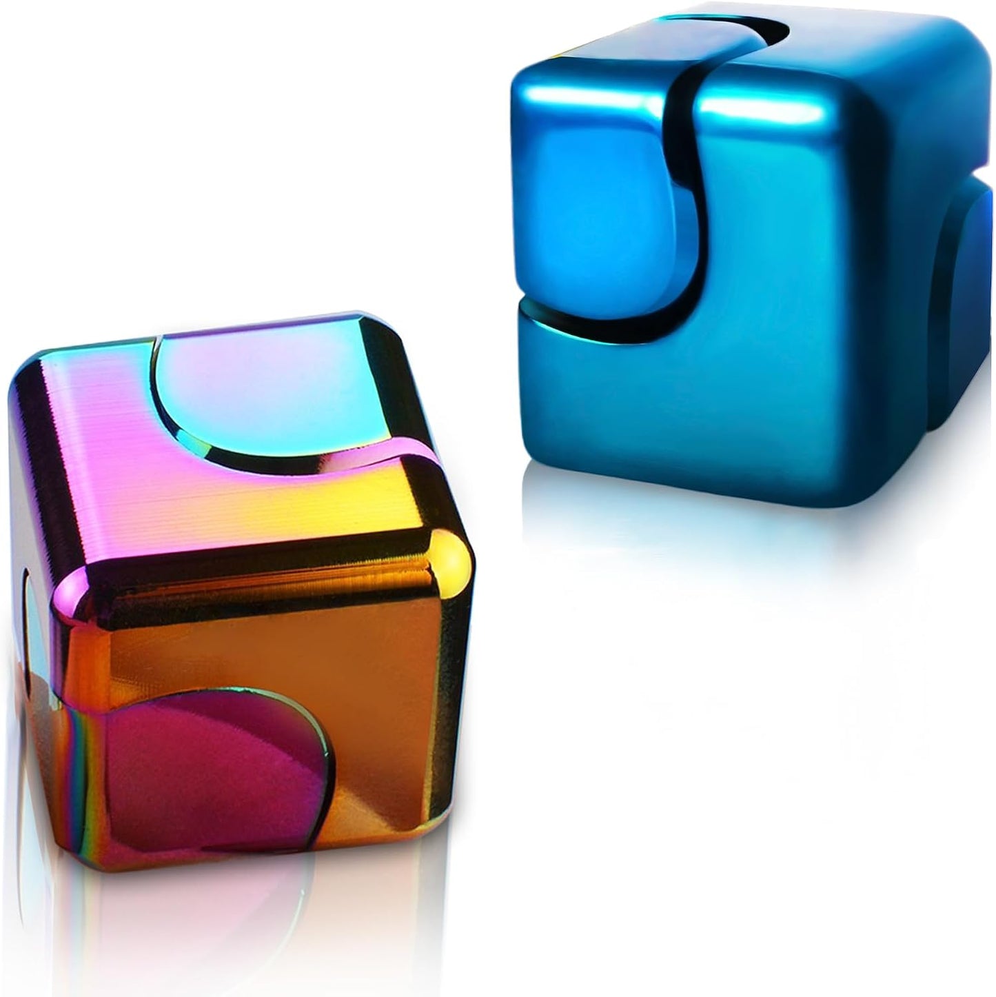 Fidget Spinner Toys Cube Adults Metal Fidgets Cool Stuff Desk Gadgets Office Toy for Teen Boy Small Anxiety Figette Sensory Toy ADHD Tool Fingears Figet Stress Gifts Easter Basket Stuffers Teen Boys