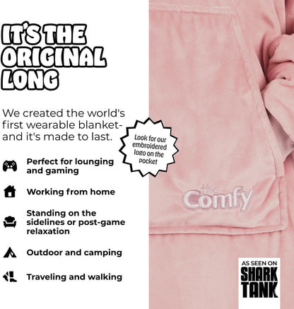 THE COMFY Original | From Shark Tank | Patented | Oversized Sherpa Wearable Blanket Hoodie| Gift for Women & Men | One Size