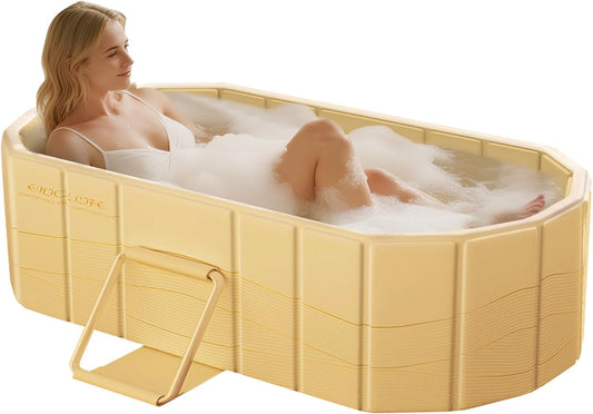 Expandable Bathtub Tray, Foldable Bath Tray for Tub, Acrylic Bath Table Trays Storage Rack, Bath Tub Tray for Bathtub & Bathroom Accessories (Transparent Bathtub Tray, 22"L x 7.8"W x 1.7"H)
